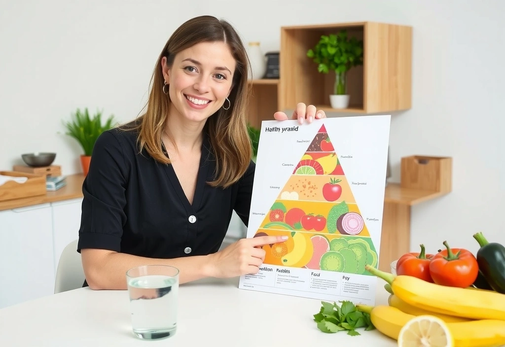 Dietologo che offre consigli nutrizionali